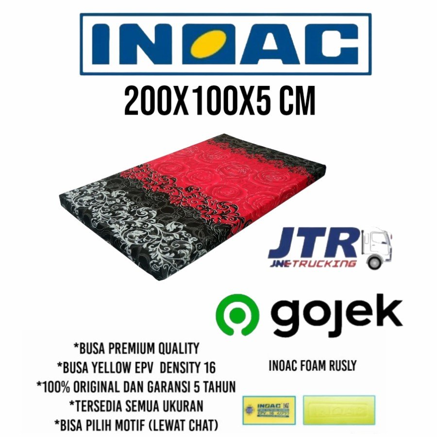 Kasur Busa Inoac Ukuran 200 x 100 x 5 cm (1)