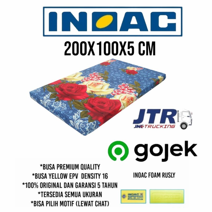 Kasur Busa Inoac Ukuran 200 x 100 x 5 cm (2)